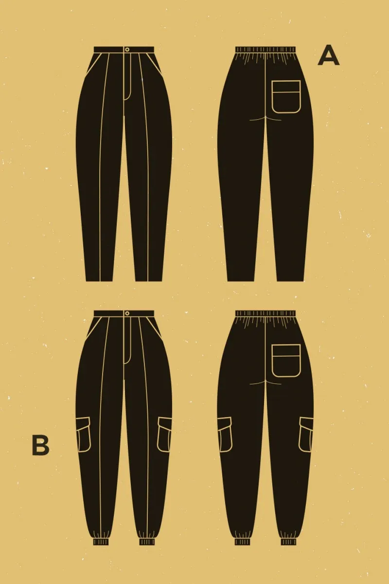 Deer & Doe - ACAJOU TROUSERS Sewing Pattern