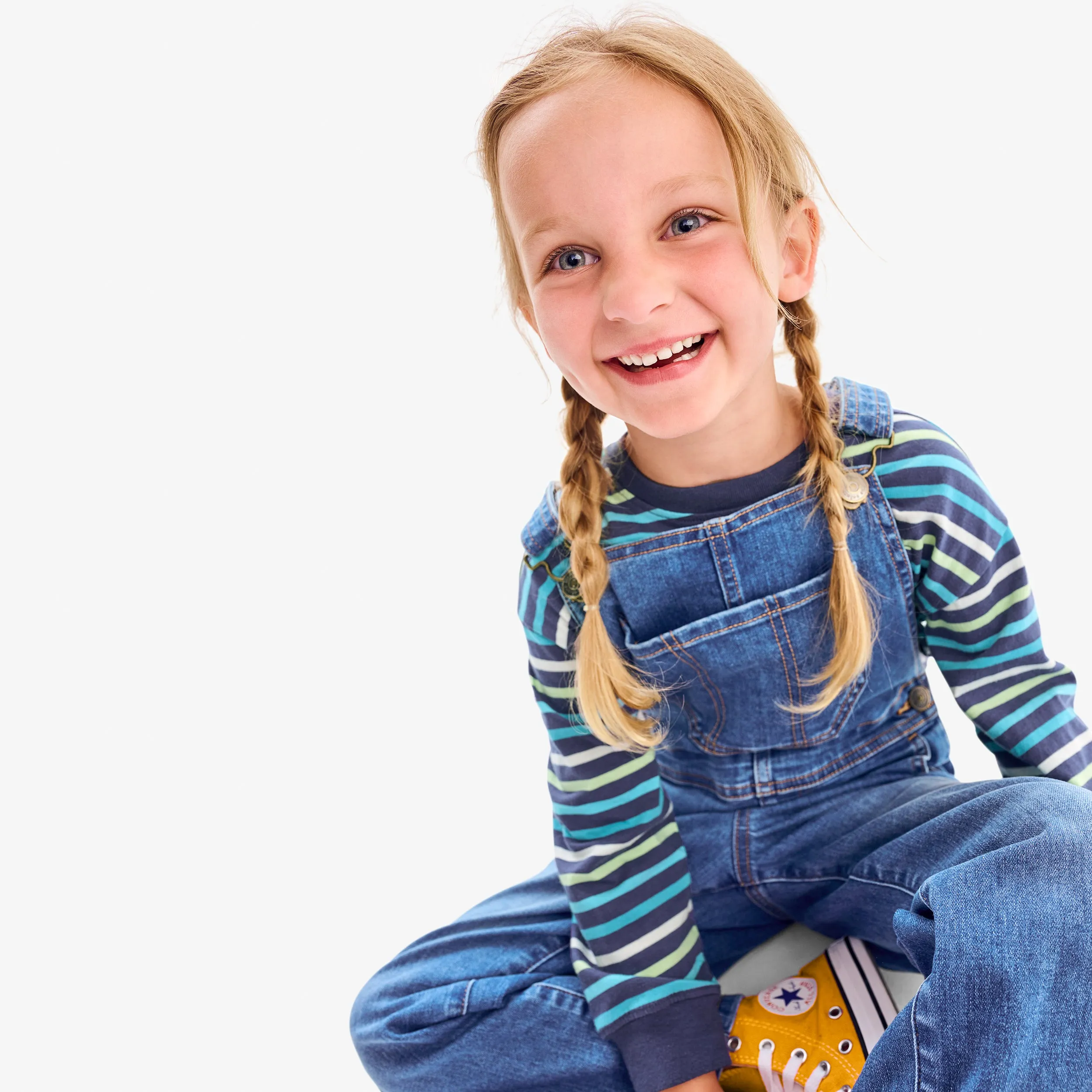 Denim overalls