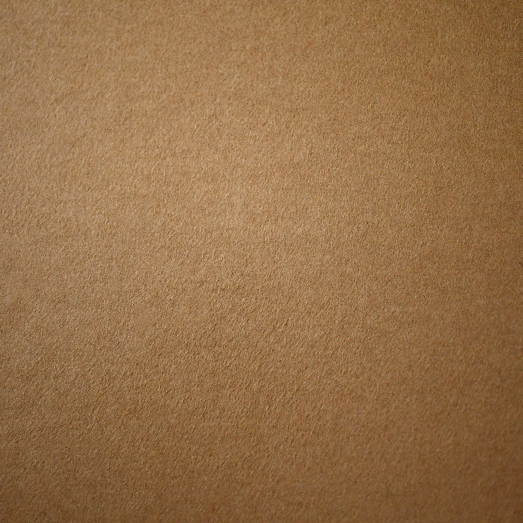 Designer Melton Lambswool Blend Coating Camel