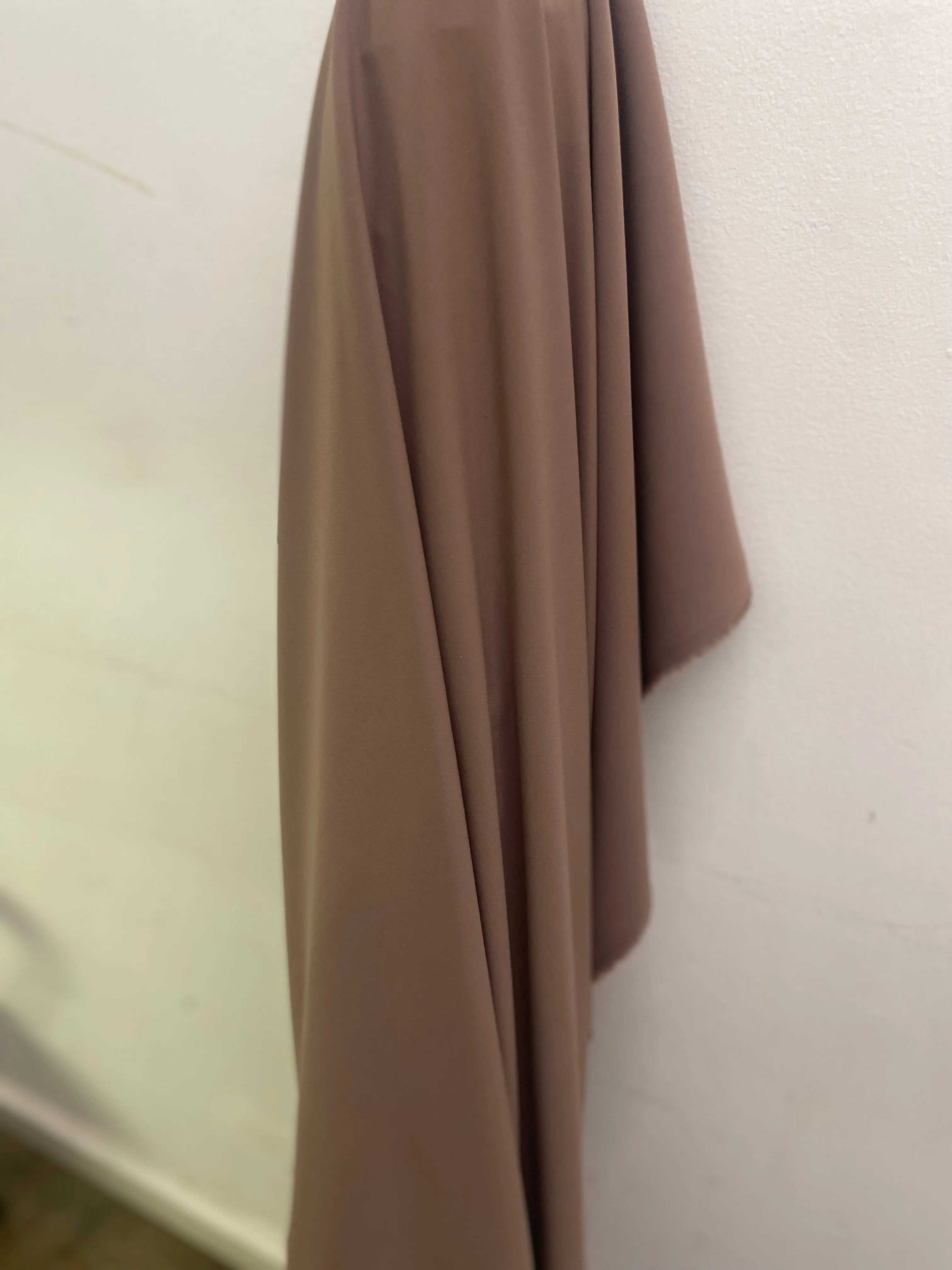 Designer Poly Crepe - Mocha