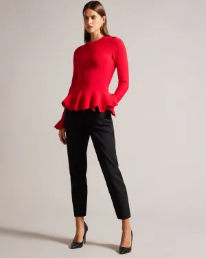 Devana Tapered Leg Trousers Black