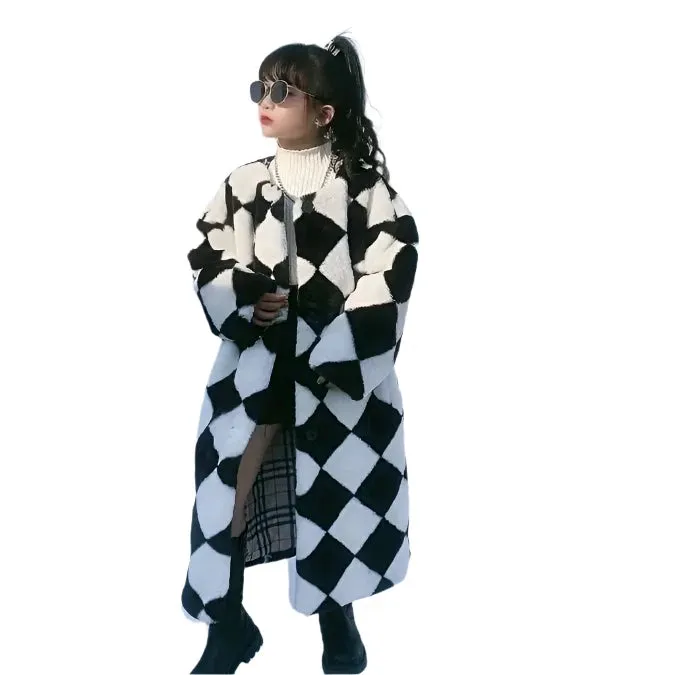 Diamond Checker Coat