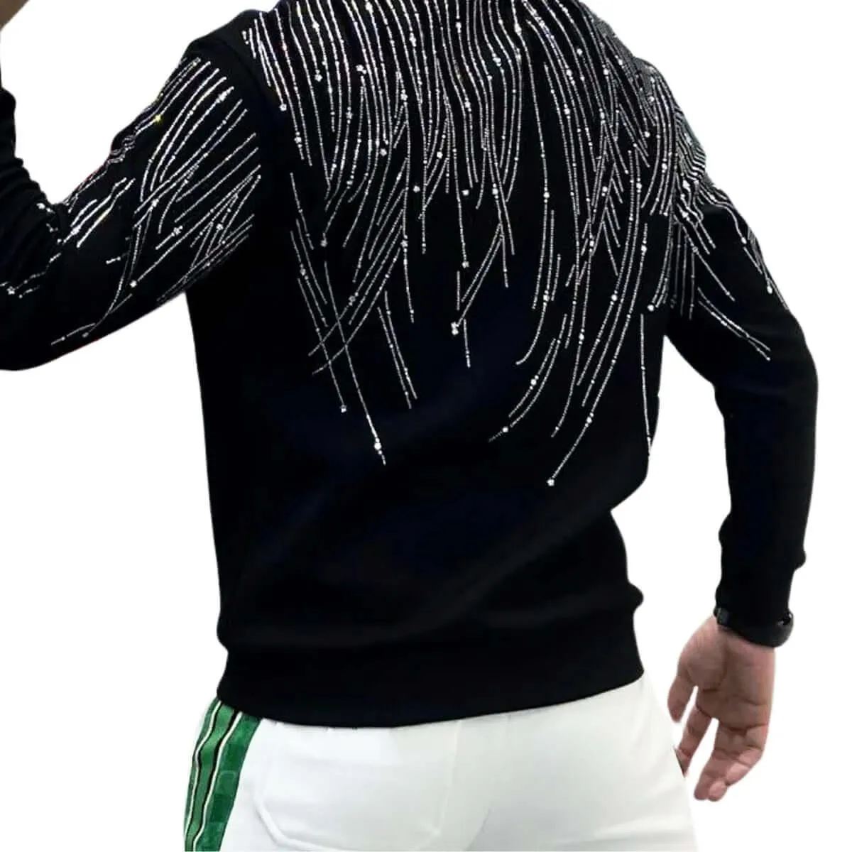 Diamond Long Sleeve Pullovers For Men