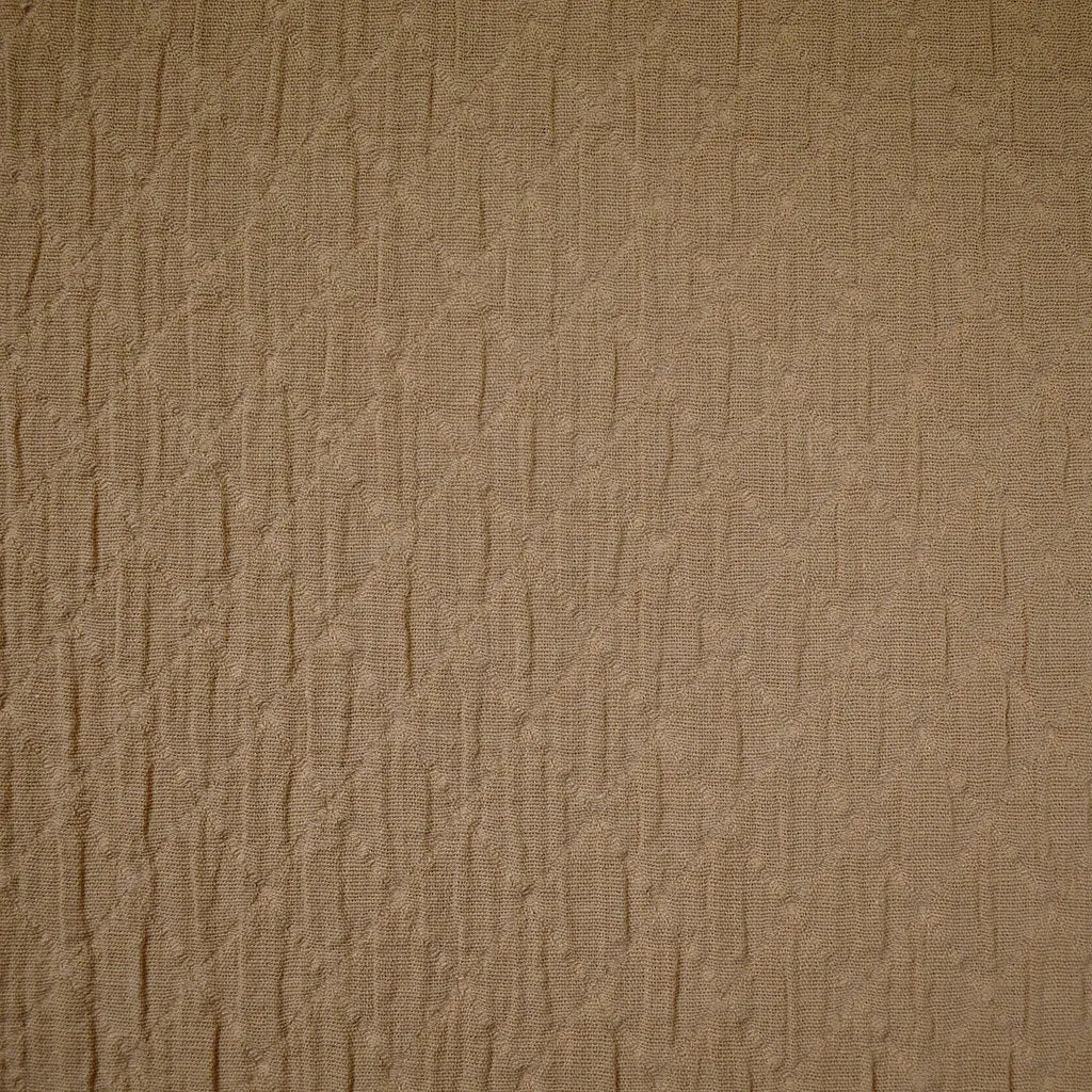 Diamond Quilt Textured Cotton Jacquard Solid Coffee