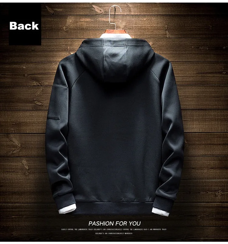 DIMUSI Fashion Mens Slim Hoodies