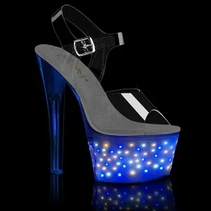 ECHOLITE-708 Sound Activated Light Up Platform Stripper Shoe