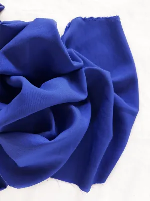 Electric Blue Relaxed Viscose Suiting