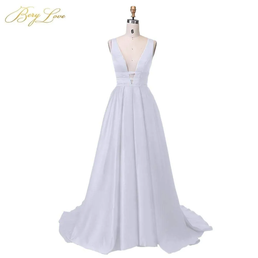 Elegant Satin Evening Gown