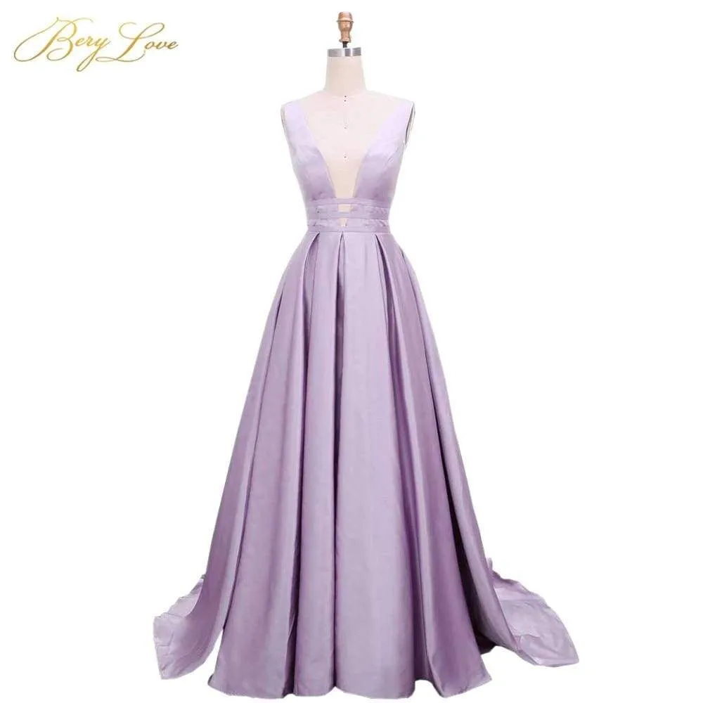 Elegant Satin Evening Gown