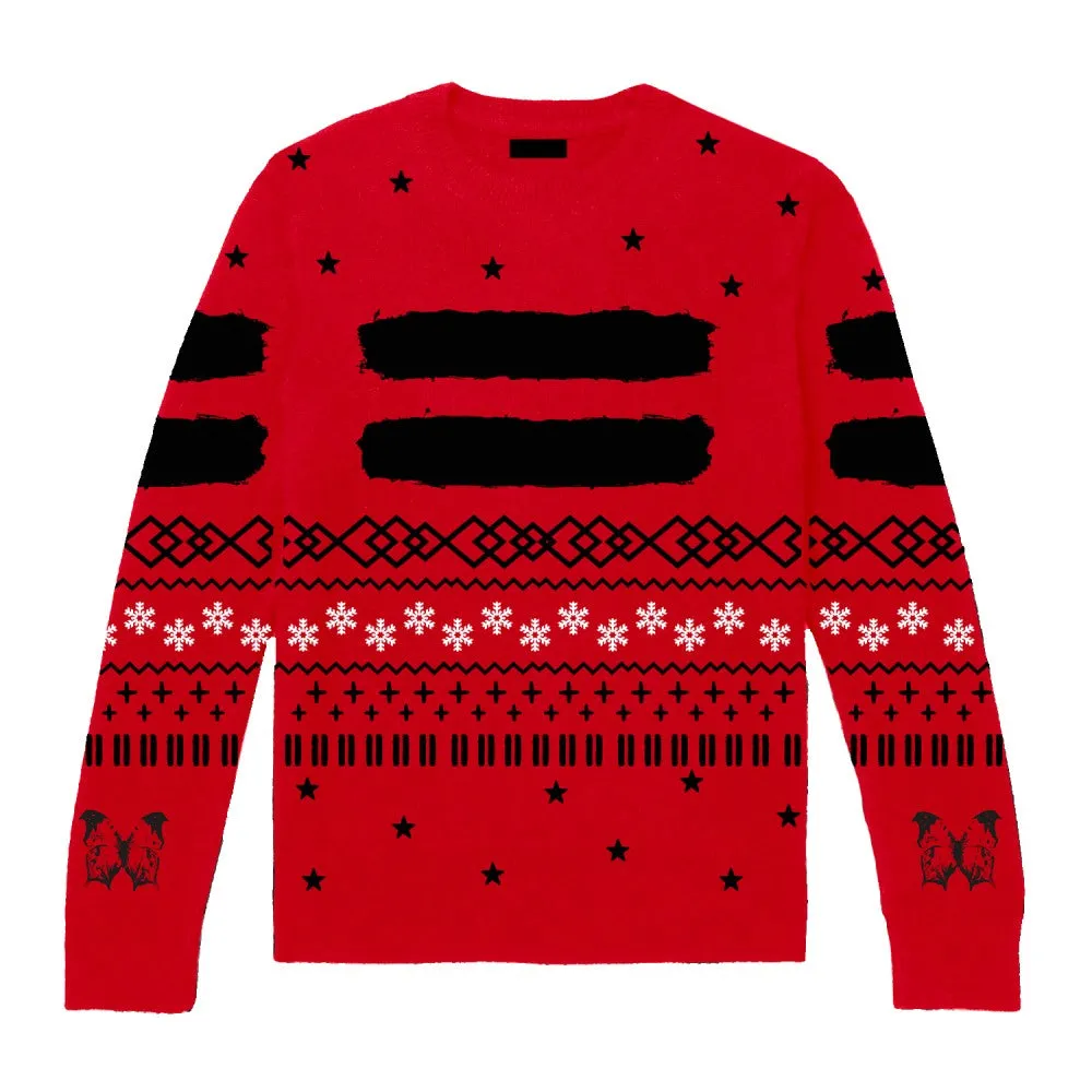 Equals Red Christmas Jumper