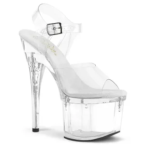 ESTEEM-708 Clear Platform Pleaser Pole Dancing Shoes