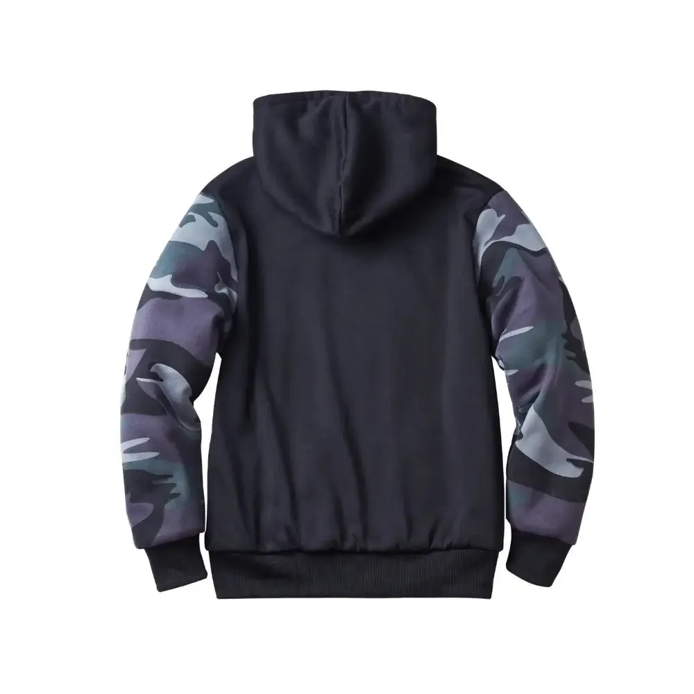 Fleece Lined Hoodie Mens