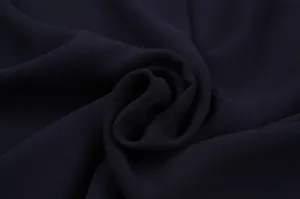 Fluid Viscose Jacquard for Blouses - Navy