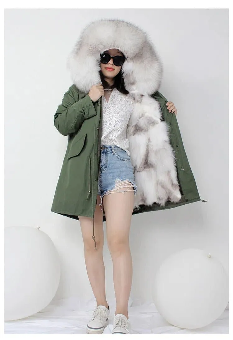 Fox Fur Lined Parkas