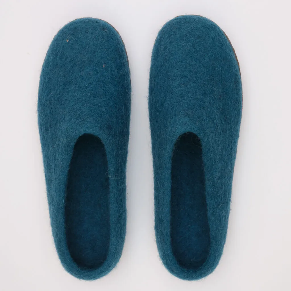 Greta Felted Wool Slippers