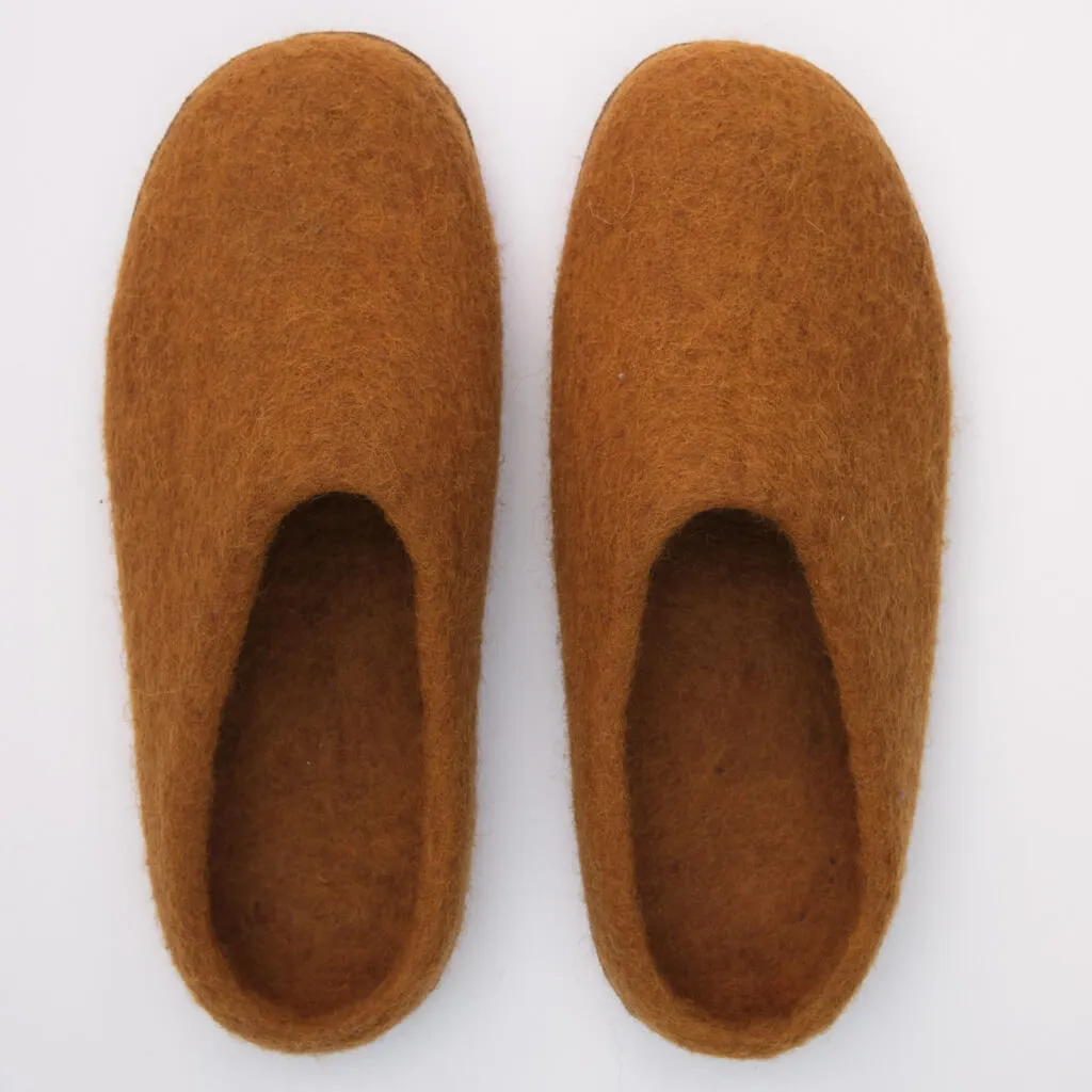 Greta Felted Wool Slippers