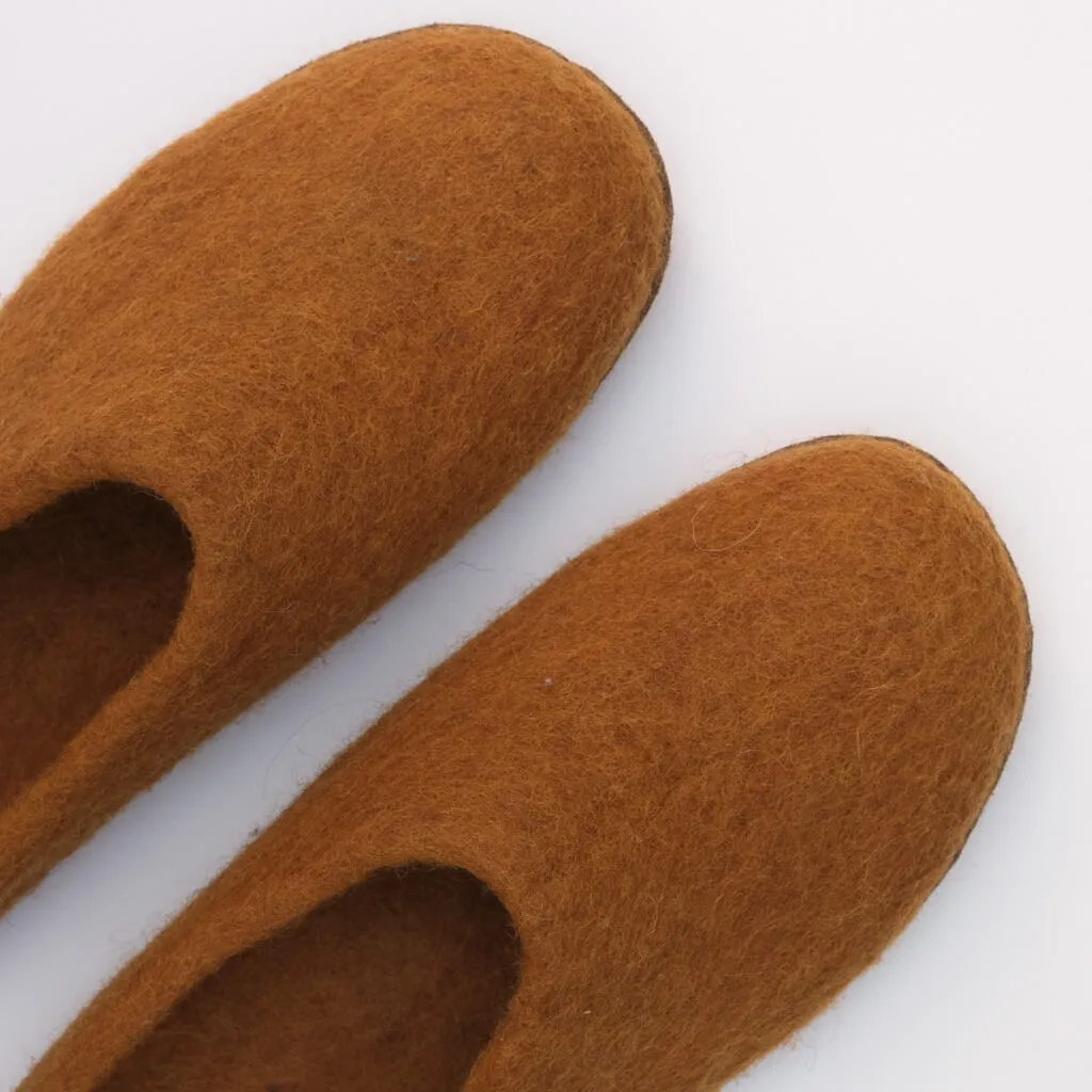 Greta Felted Wool Slippers