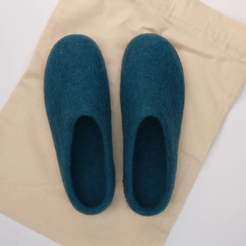 Greta Felted Wool Slippers