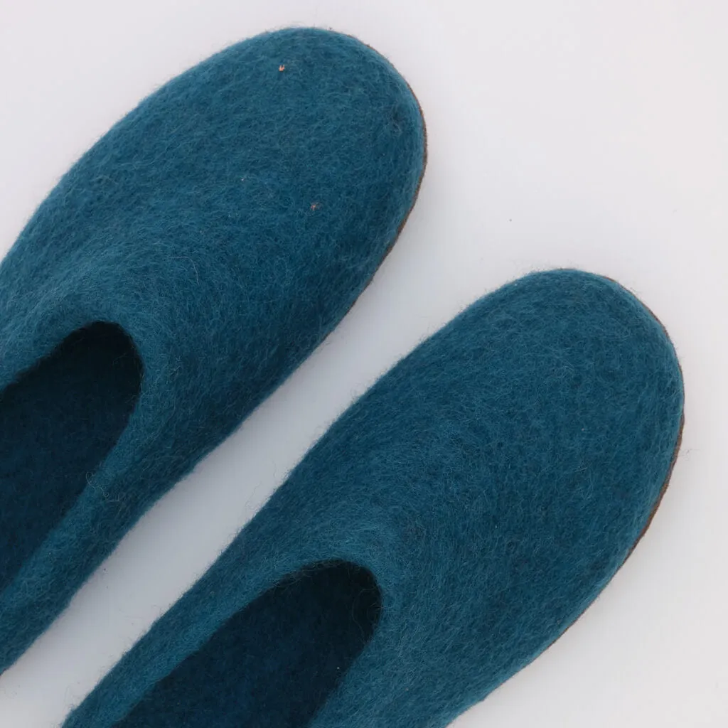 Greta Felted Wool Slippers