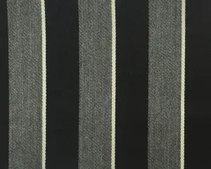 Grey, Black And White Blazer/Boating Stripe 2 1/4'' Repeat Jacketing