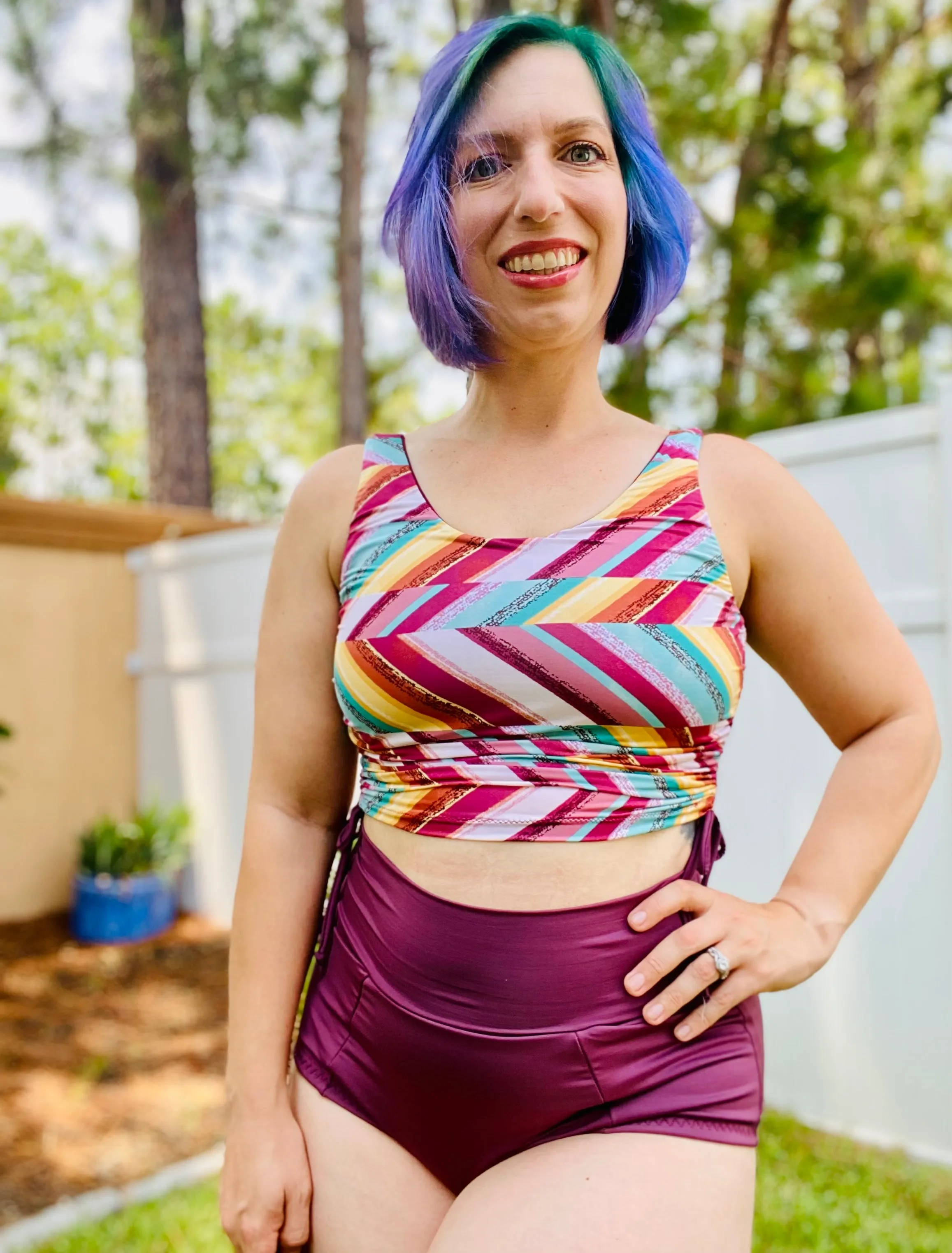 Hana Swim Top PDF Sewing Pattern Sizes B-M