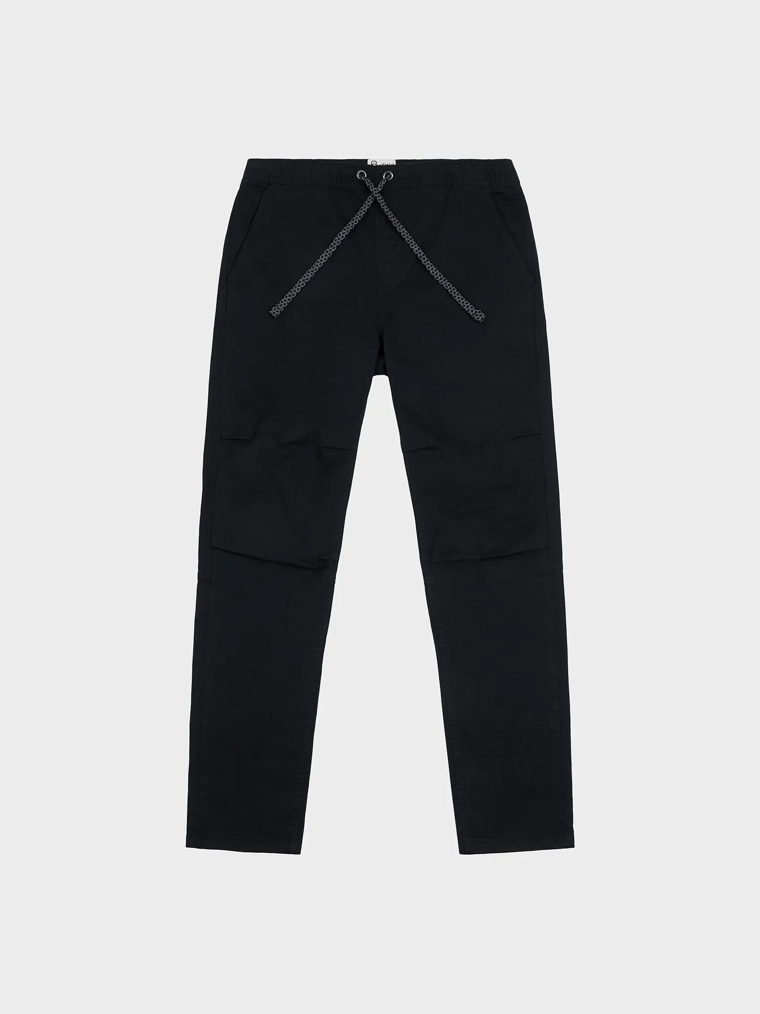 Hudson Script Elasticated Waist Pants in Black