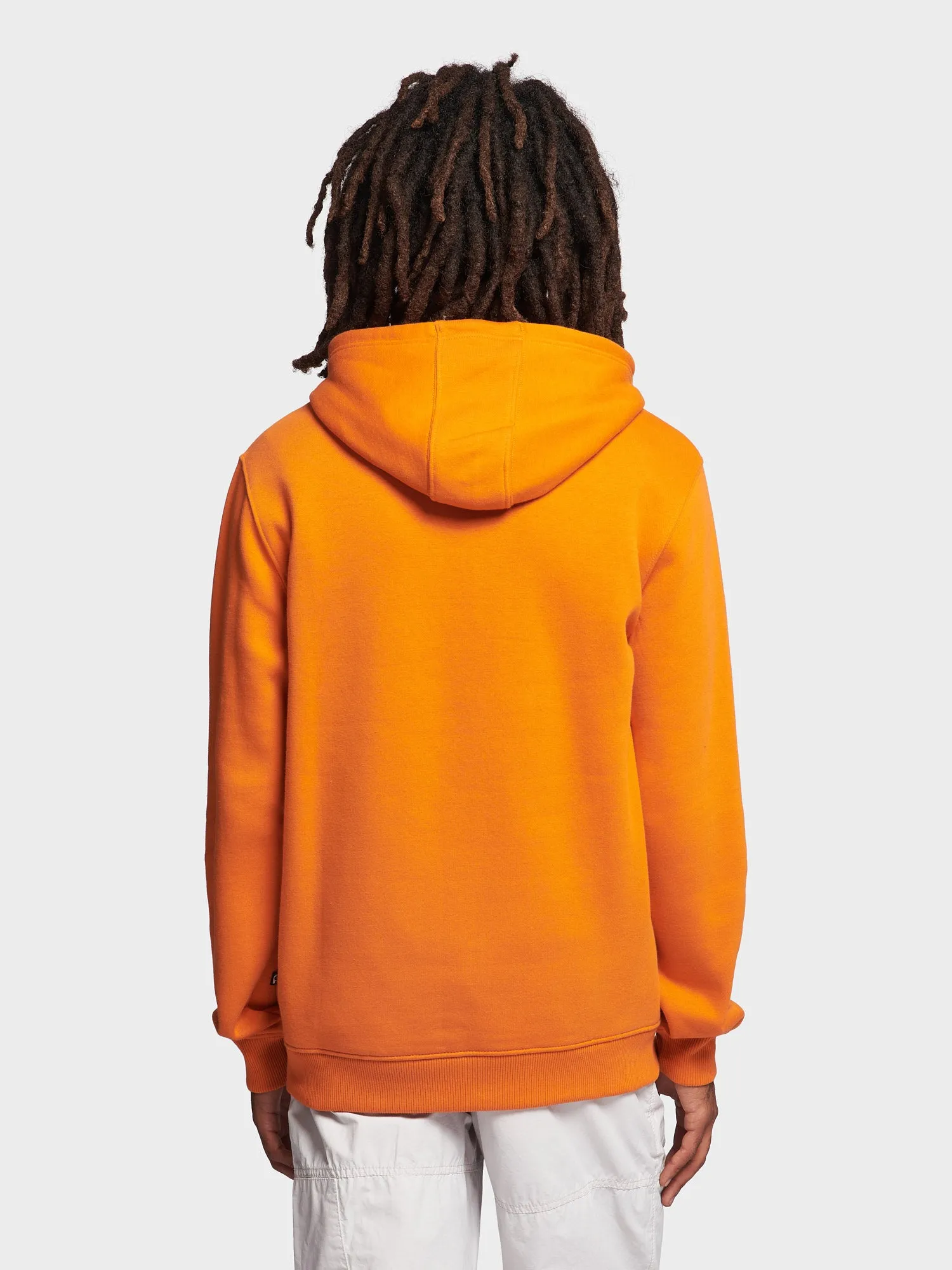 Hudson Script Hoodie in Burnt Orange