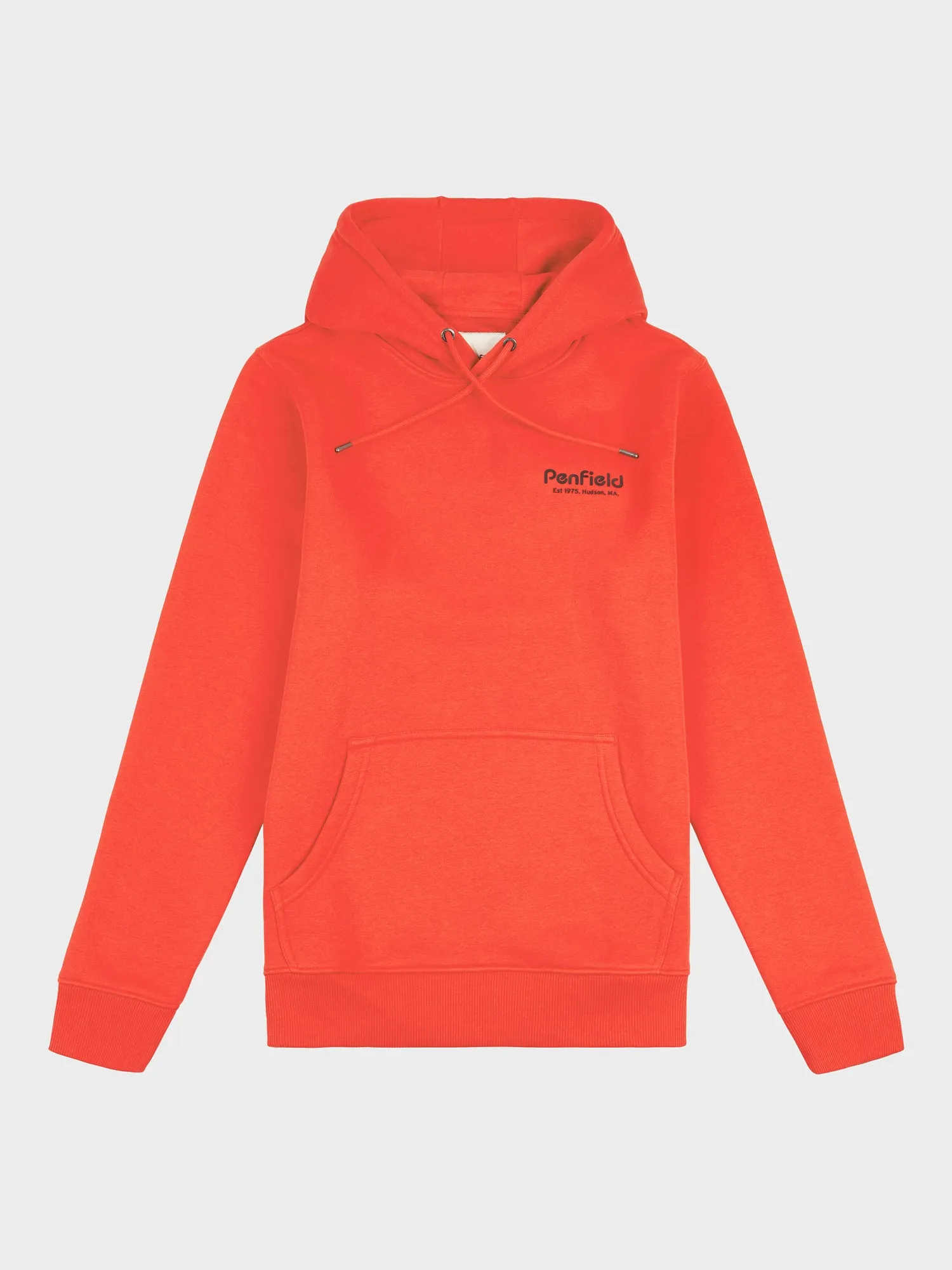 Hudson Script Hoodie in Molten Lava