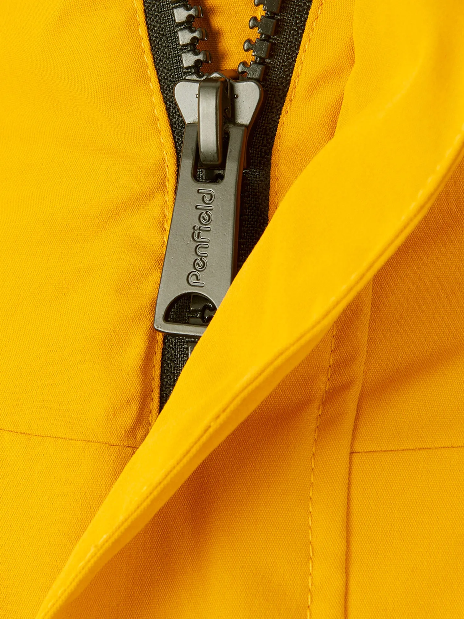 Hudson Script Technical Parka Jacket in Sunflower