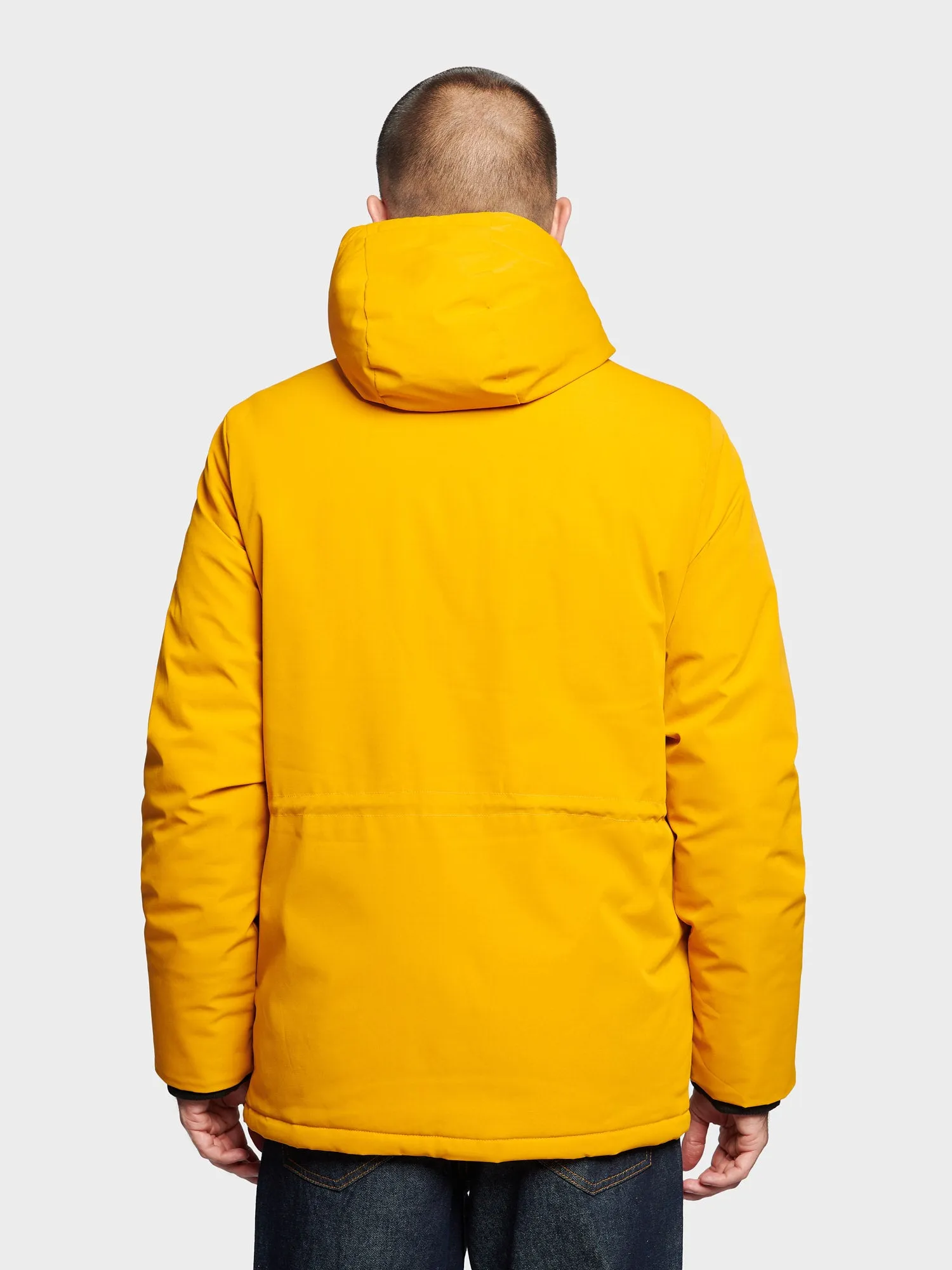 Hudson Script Technical Parka Jacket in Sunflower