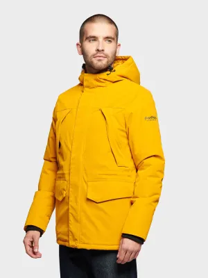 Hudson Script Technical Parka Jacket in Sunflower