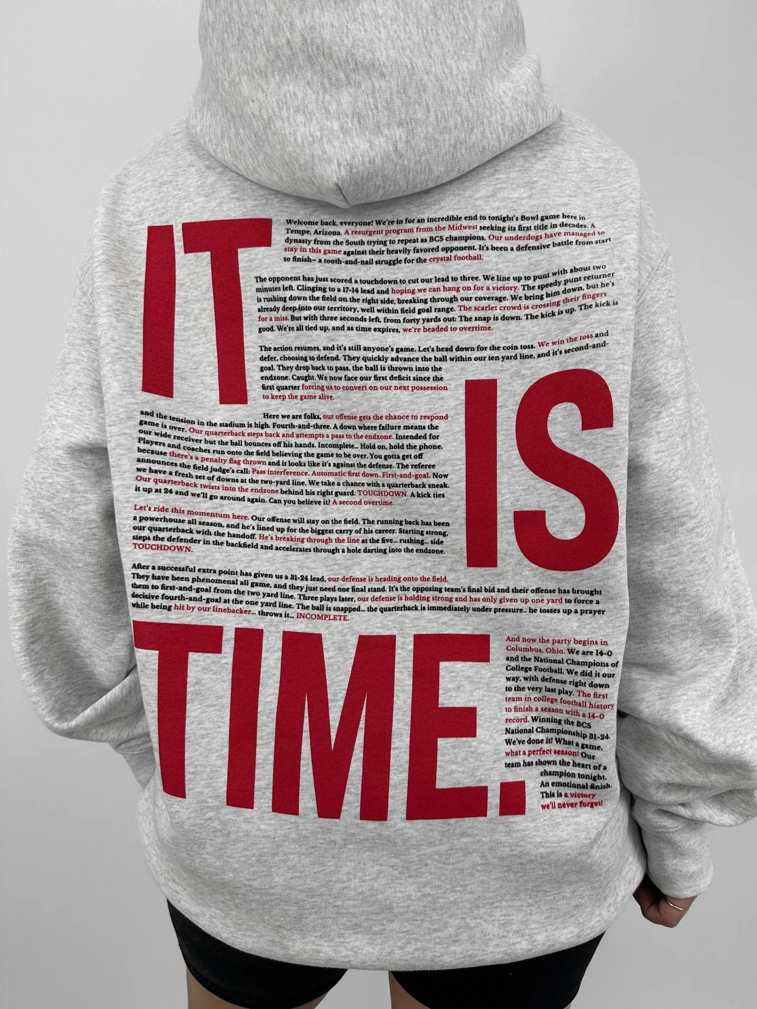 It Is Time Hoodie