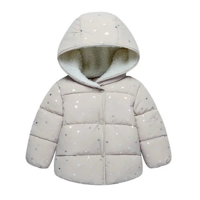 Jacket 2018 Autumn Winter Jacket For Girls Coat Kids Warm Hooded Outerwear