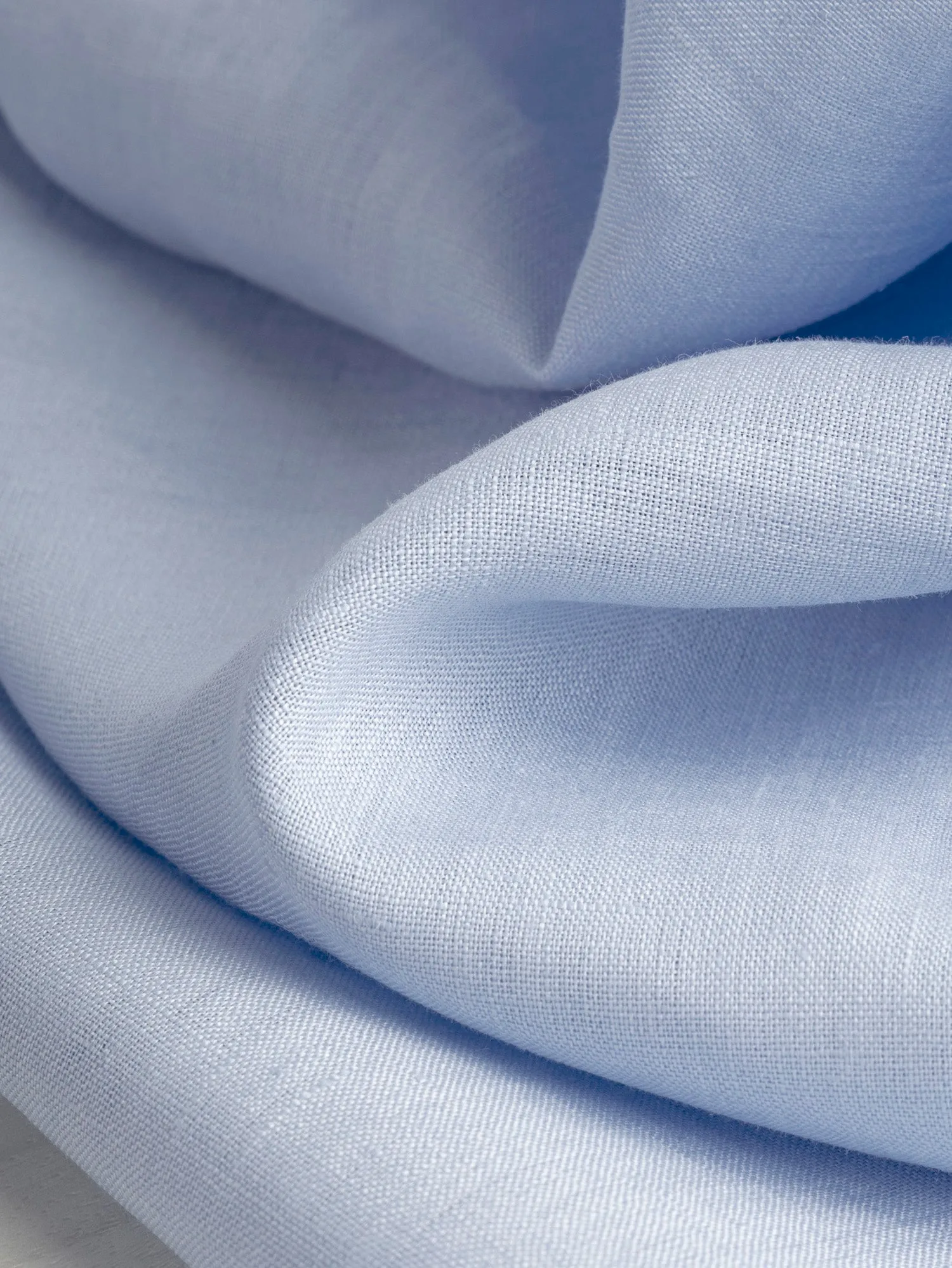 Lightweight European Linen - Powder Blue