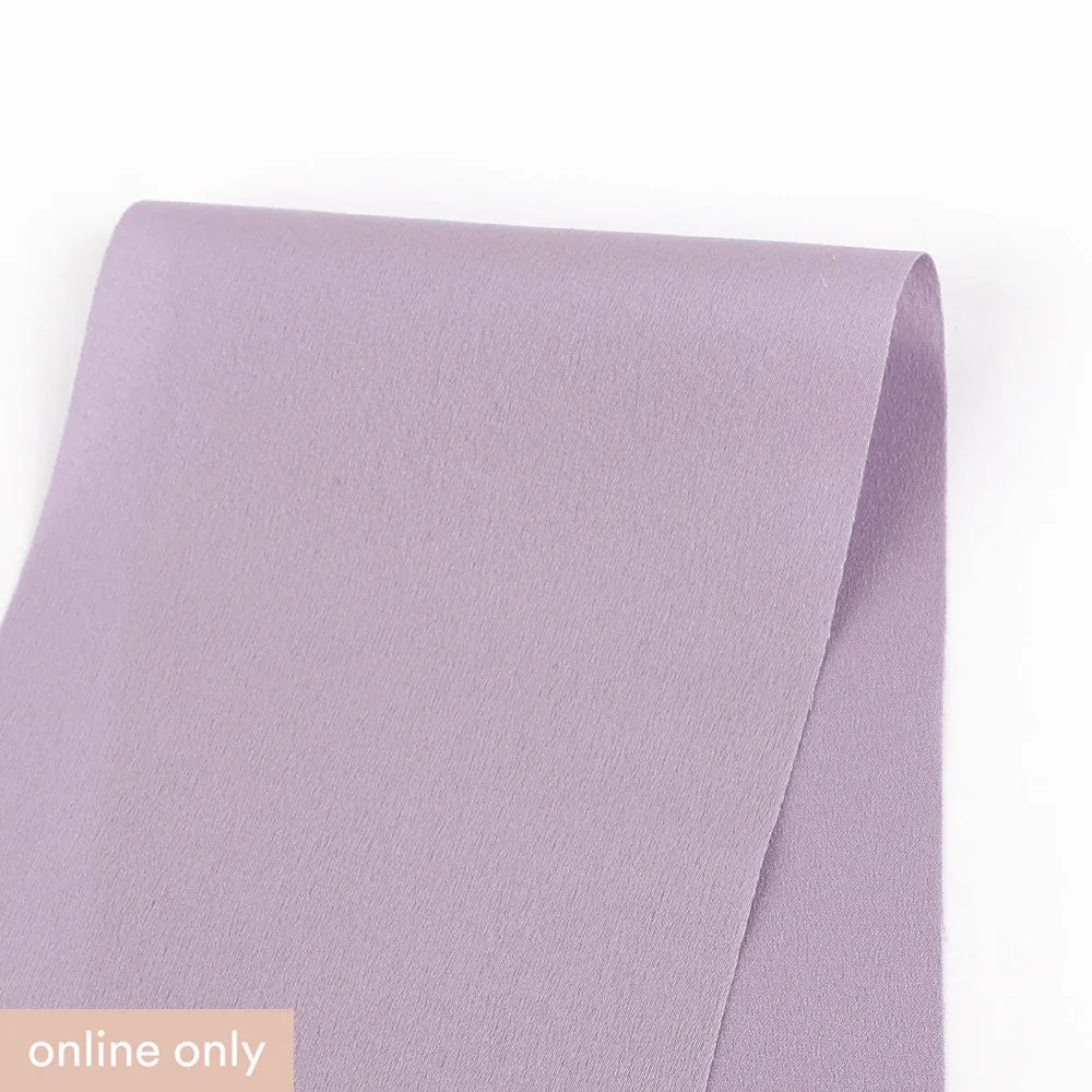 Lightweight Poly Satin - Lilac Smoke