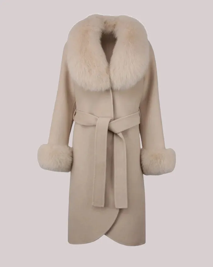 London Cashmere Wrap Coat