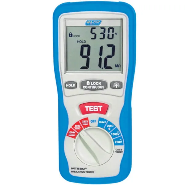 Major Tech MT550 1000V Digital Insulation Tester