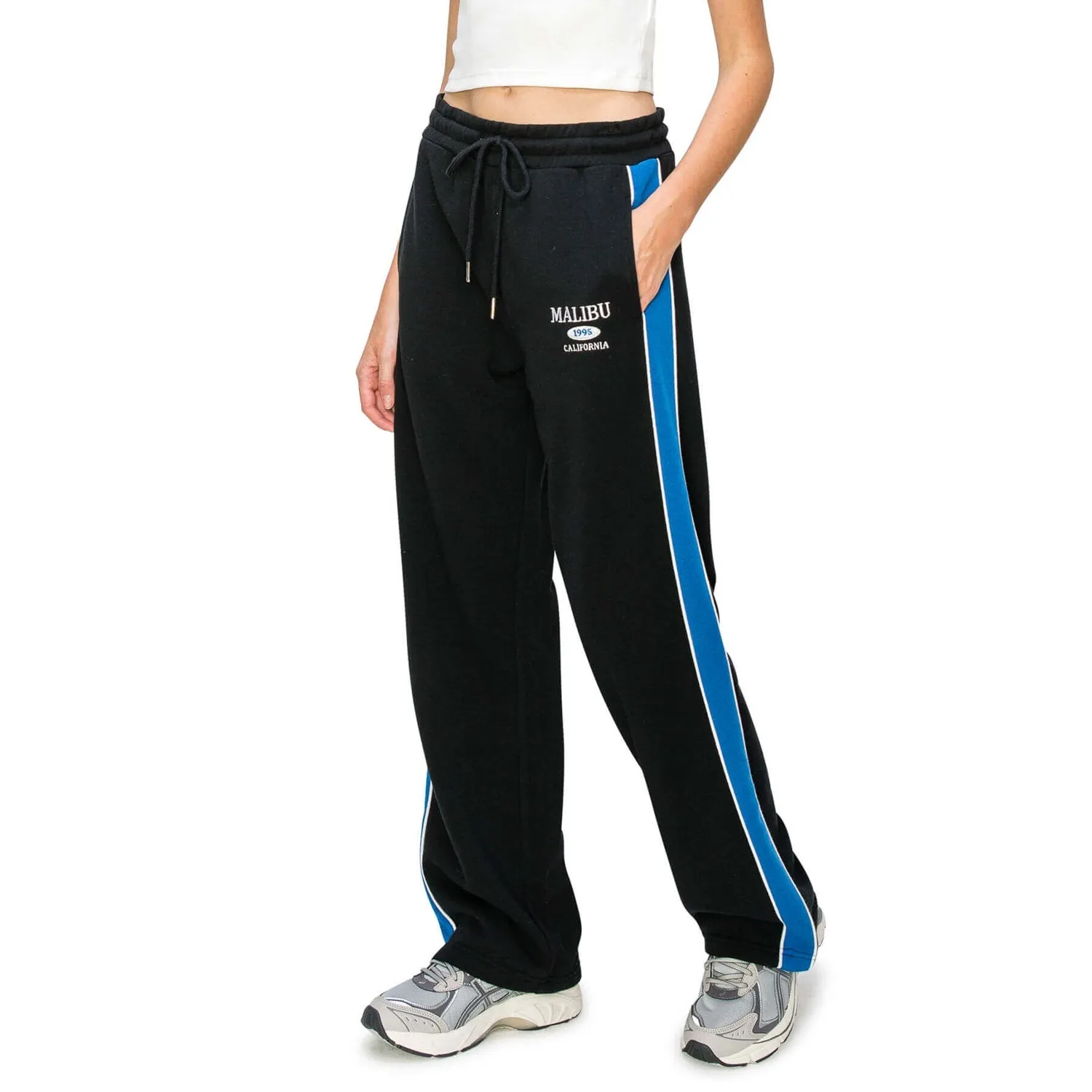 Malibu Print Sweatpants - Black