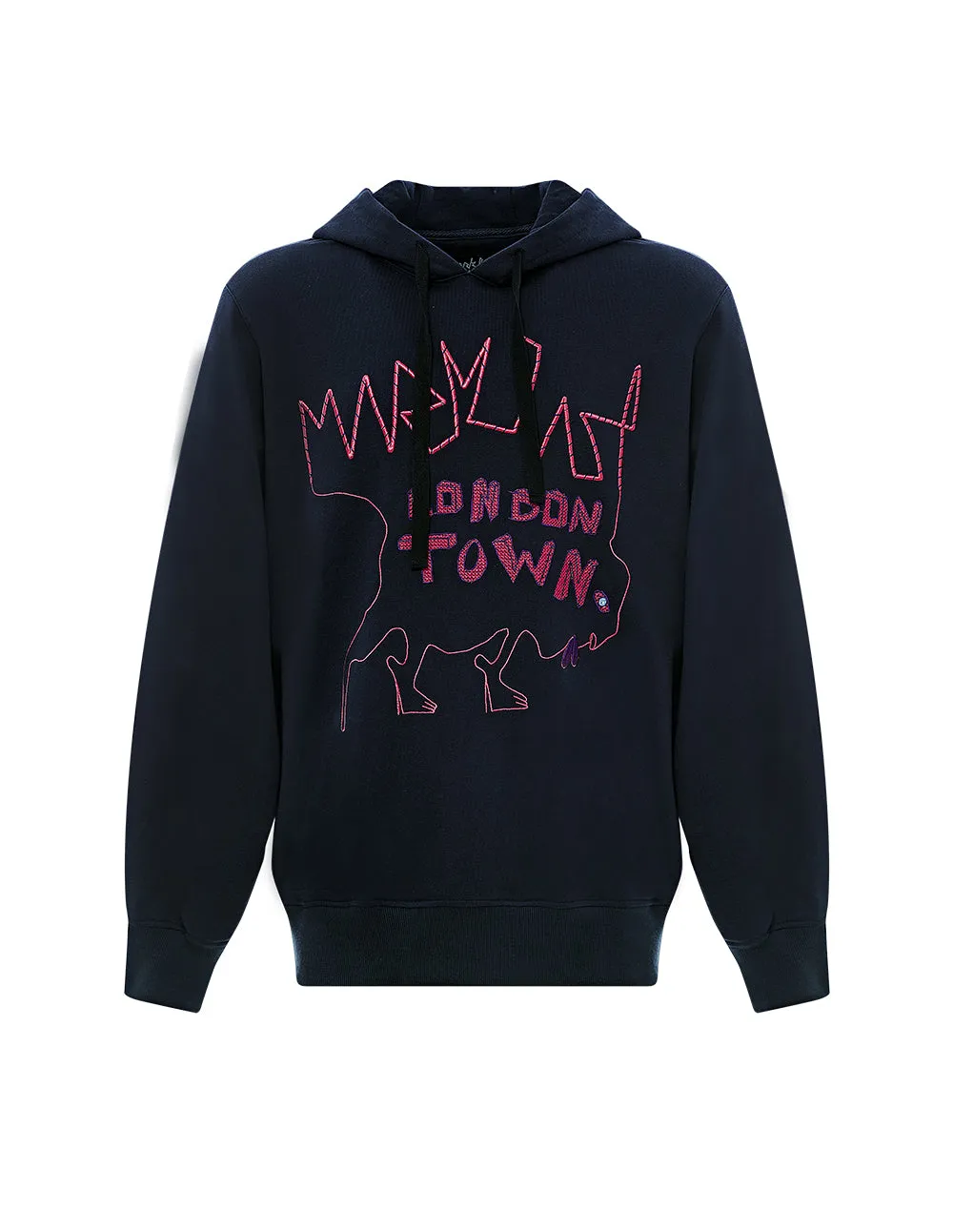 Mark Fast Damien Midnight Blue Town Hoodie