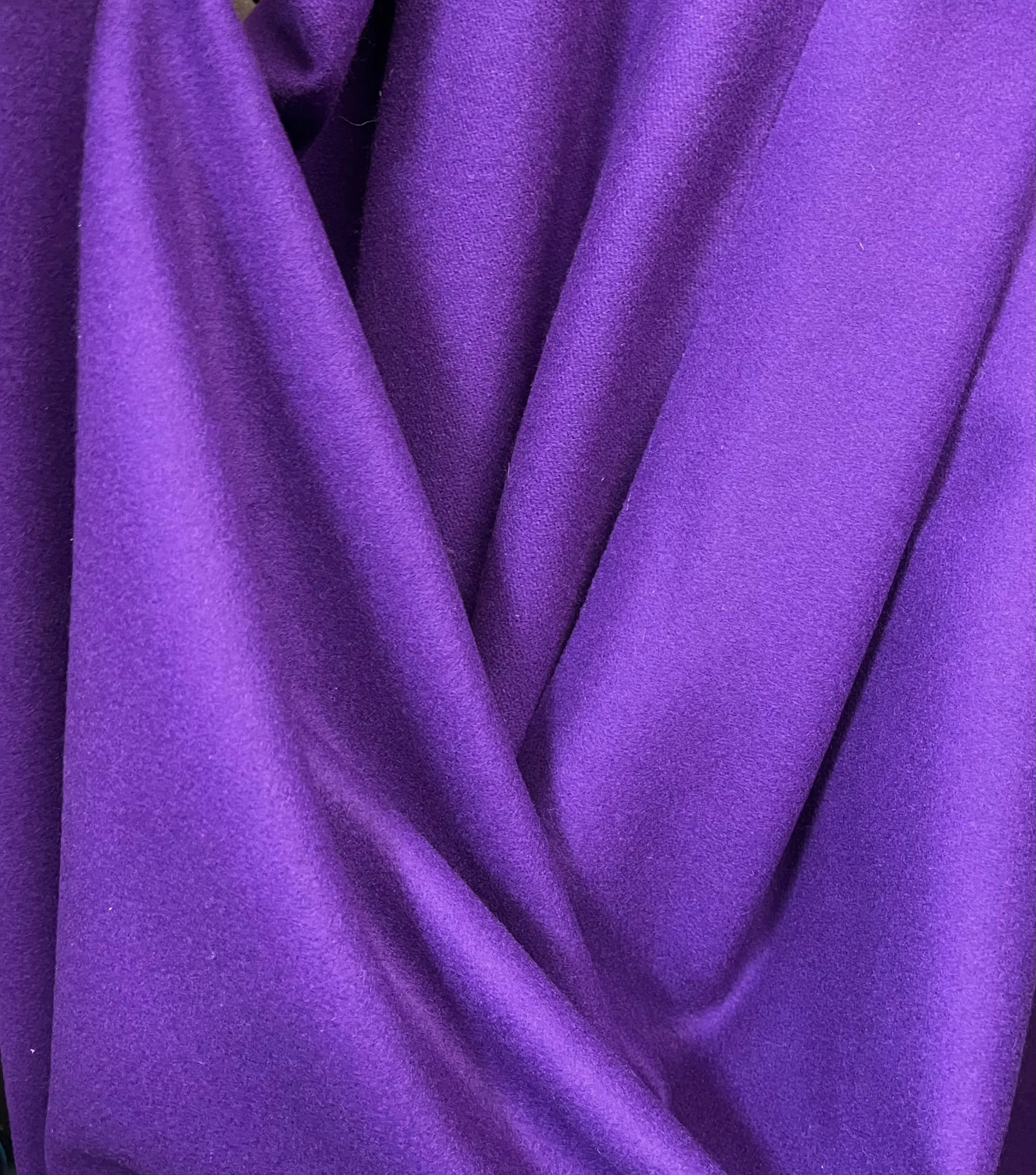 Melton Wool - Royal Purple