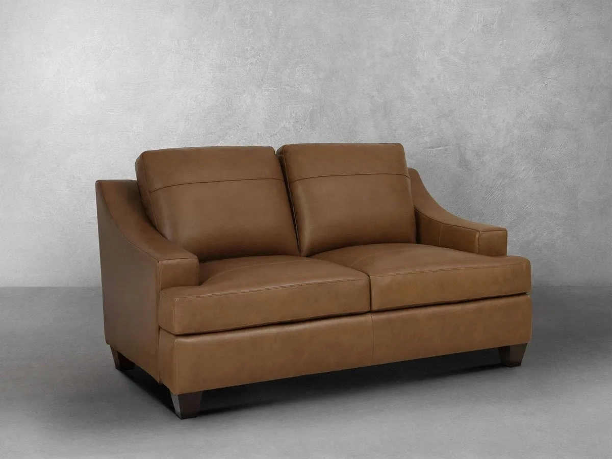 Merona Leather Loveseat