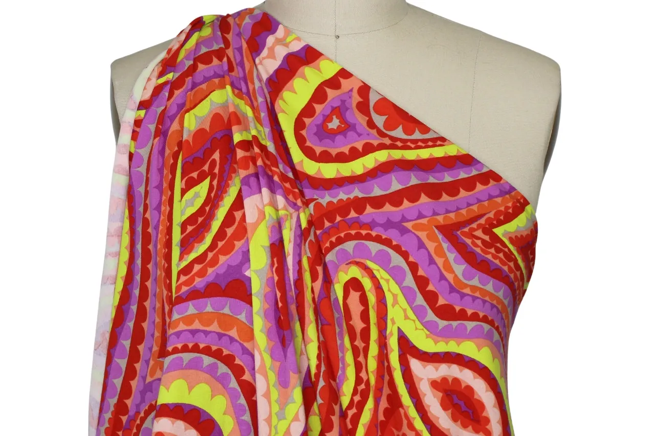 Mid Century Fabulous Organic Cotton Jersey - Muti Brights