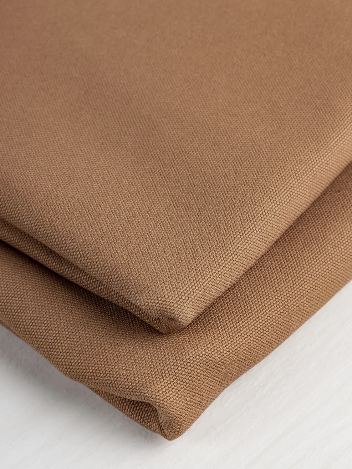 Midweight Core Collection Organic Cotton Canvas - Caramel - Swatch