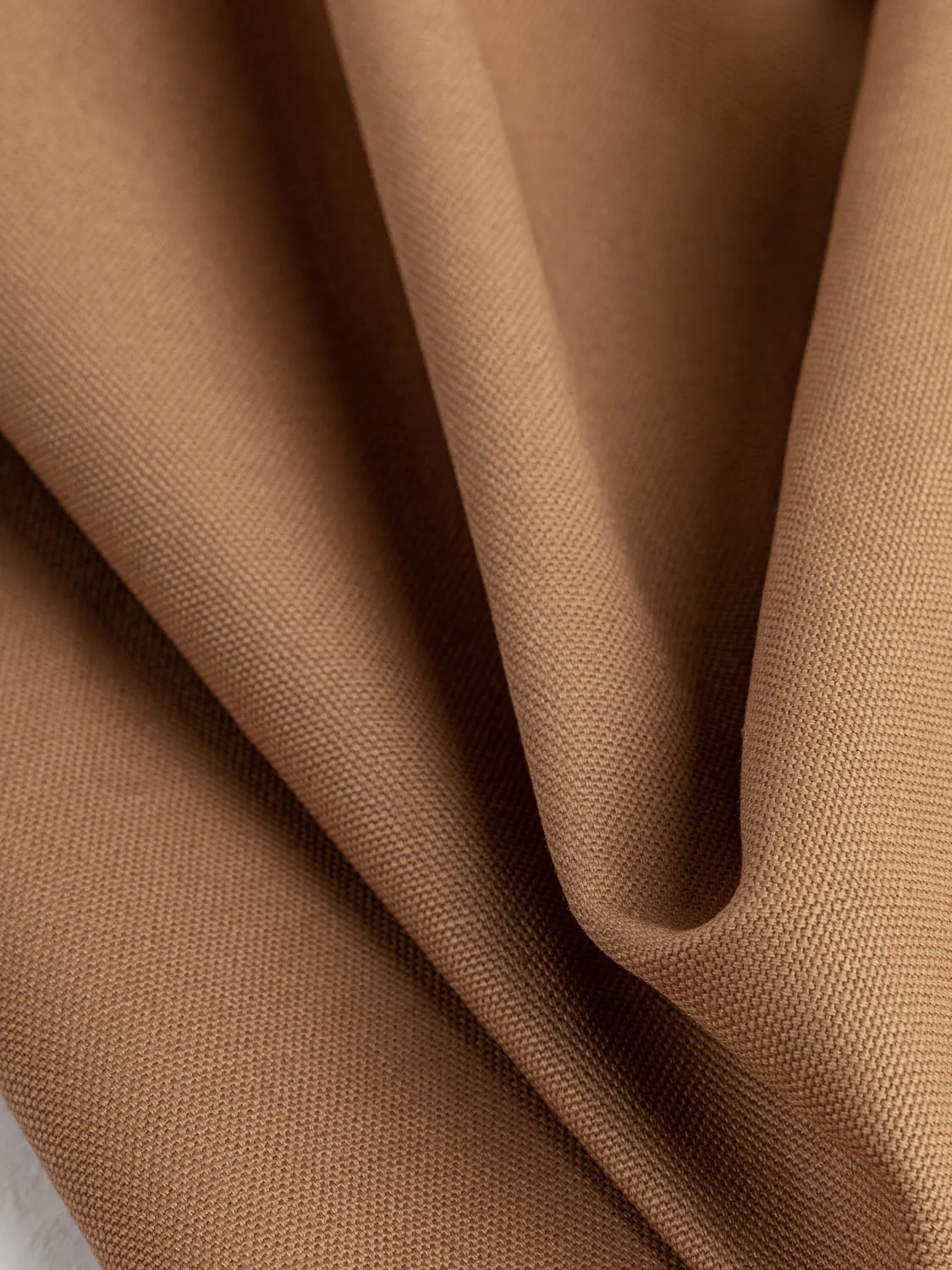 Midweight Core Collection Organic Cotton Canvas - Caramel - Swatch