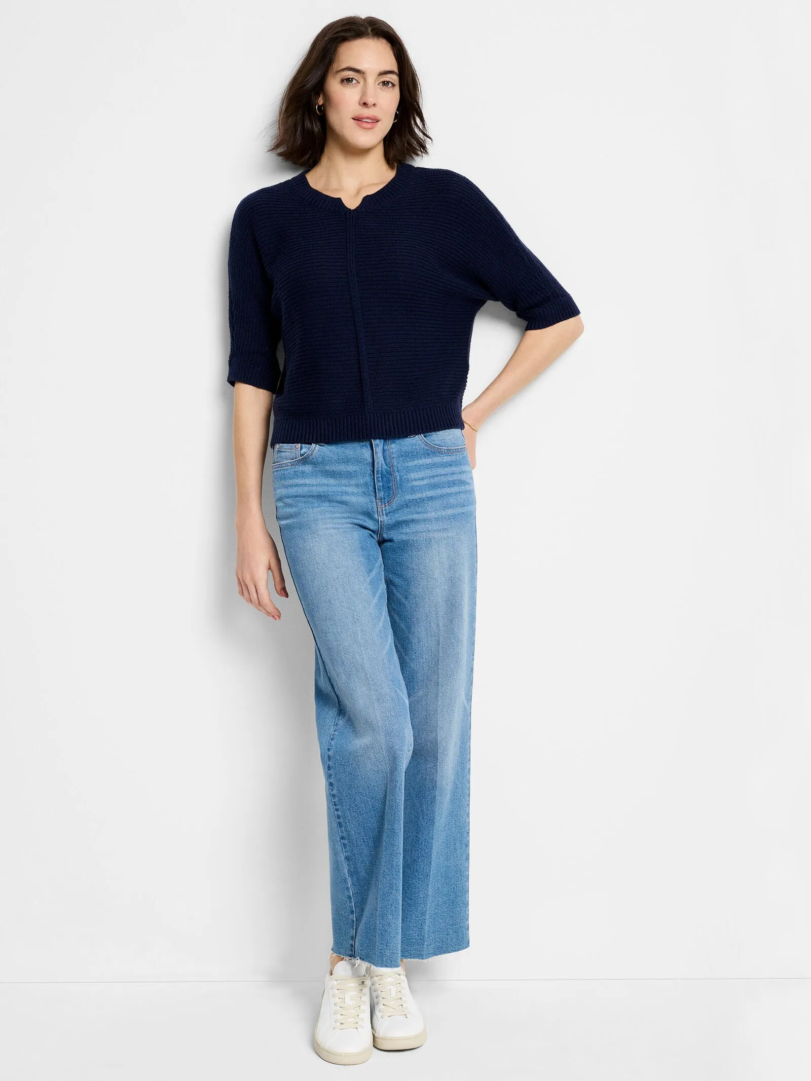 Nic   Zoe Easy Texture Sweater