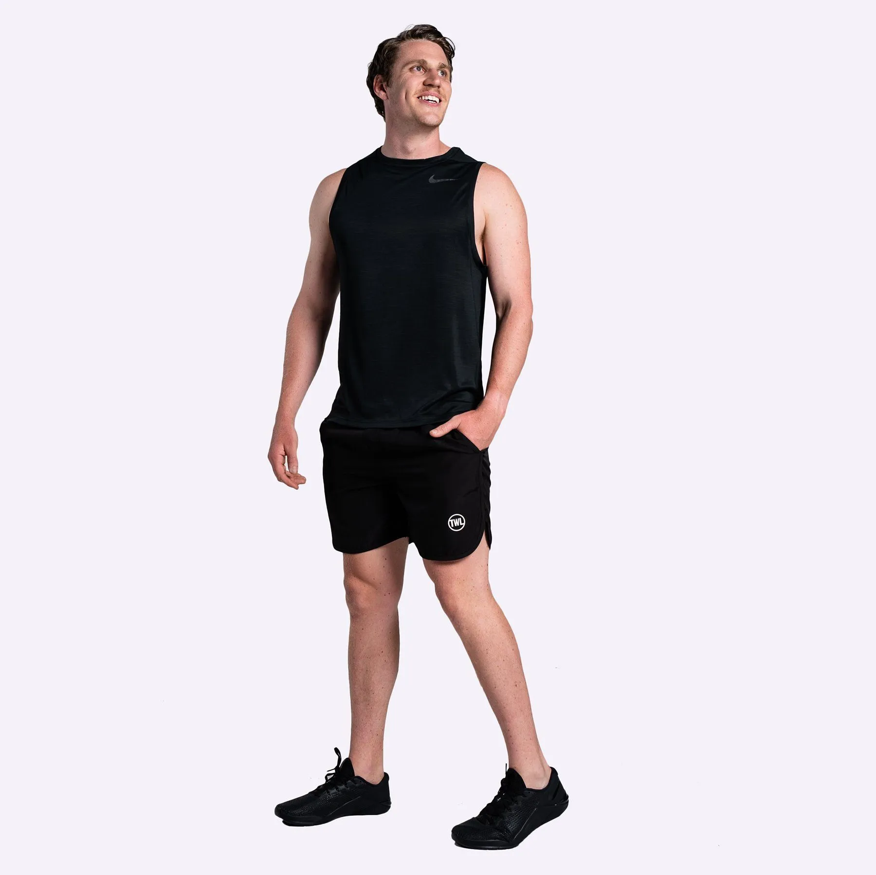 Nike - Superset Men's Training Tank - BLACK/WHITE