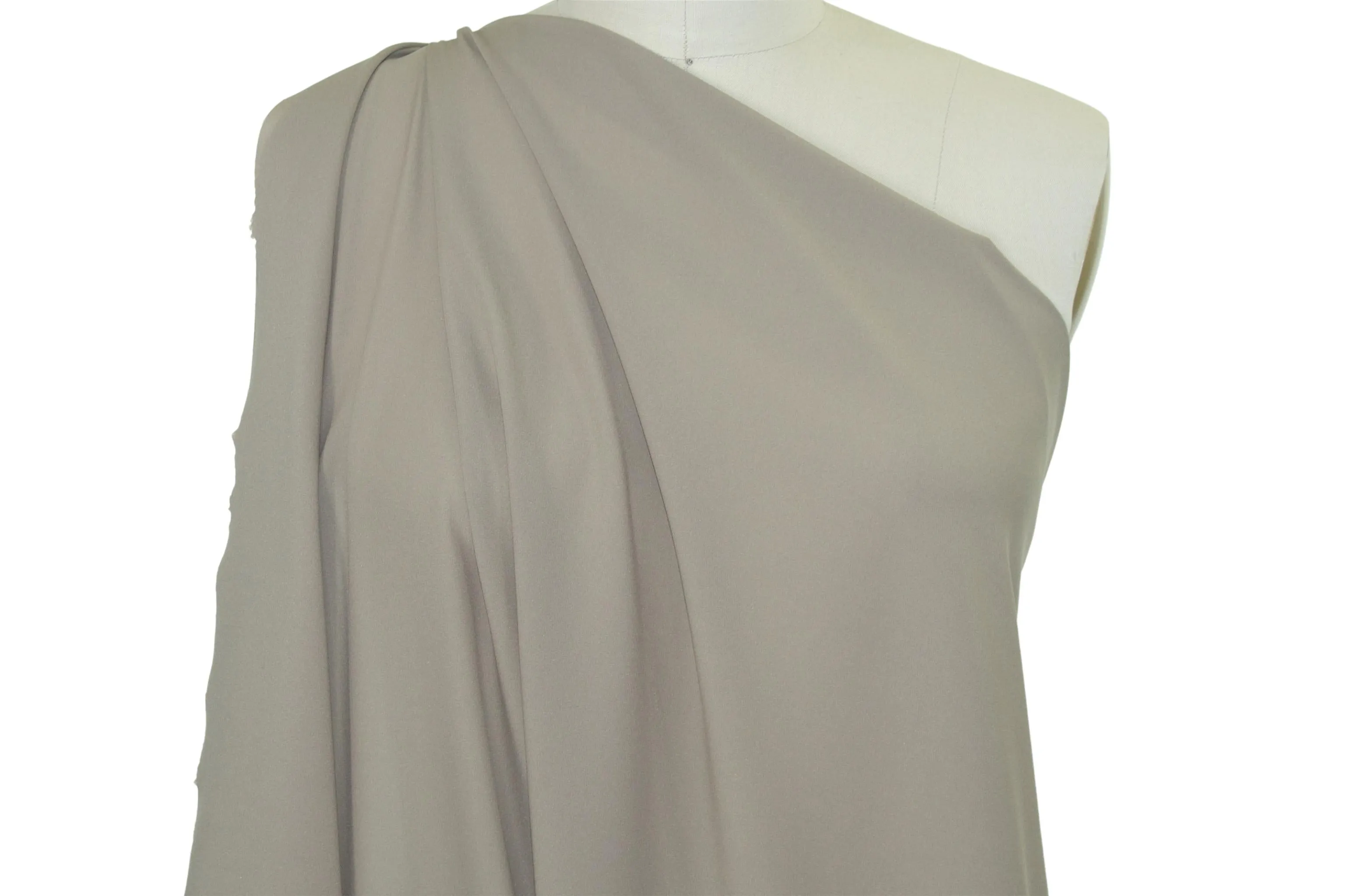 NY Designer Stretch Pongee Lining - Khaki