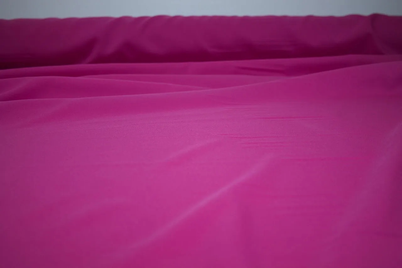 NY Designer Stretch Pongee Lining - Magenta