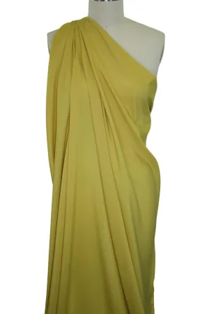 NY Designer Stretch Pongee Lining - Mustard Yellow