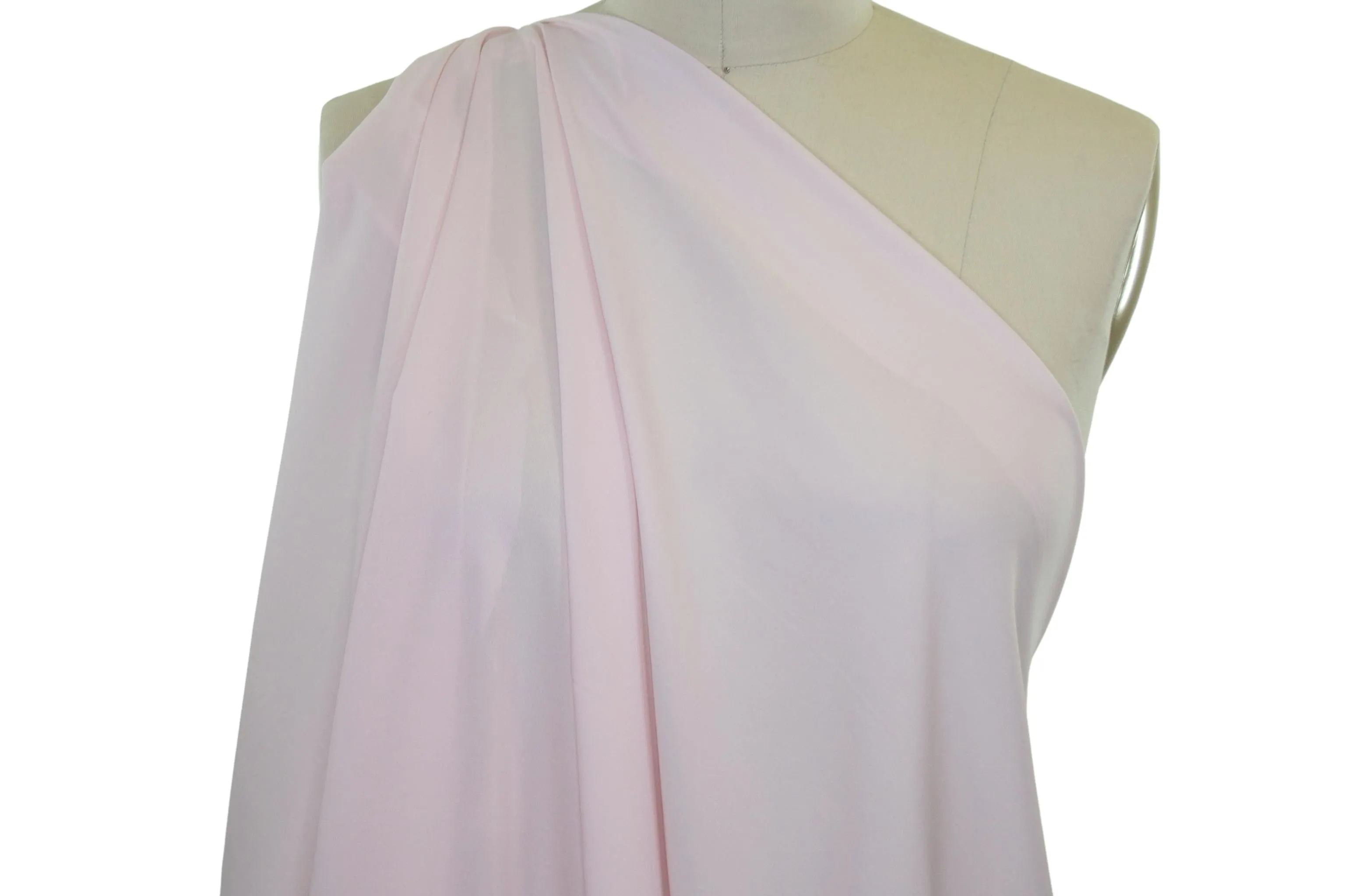 NY Designer Stretch Pongee Lining - Pale Pink